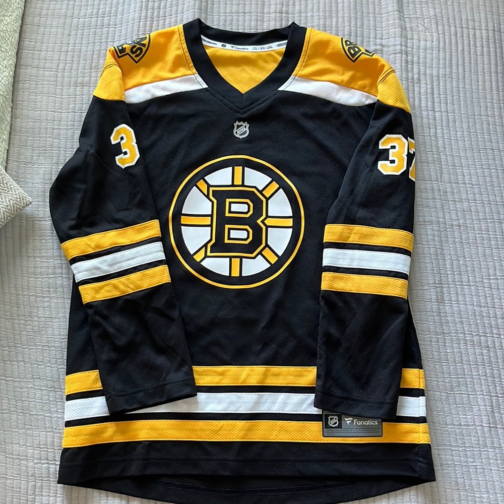 Patrice Bergeron Boston Bruins Fanatics Branded Youth Replica Player Jersey